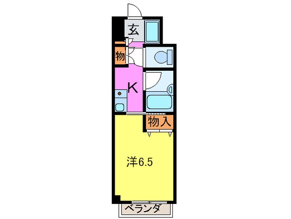 ブランベ－ル甲東園の物件間取画像